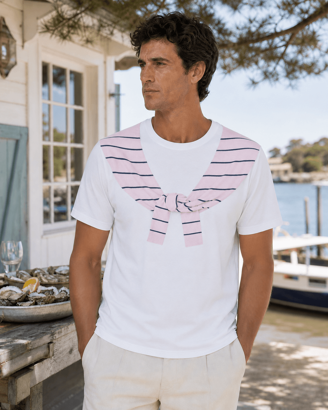 T-shirt Cap Ferret en ambiance bassin pour la liste produit
