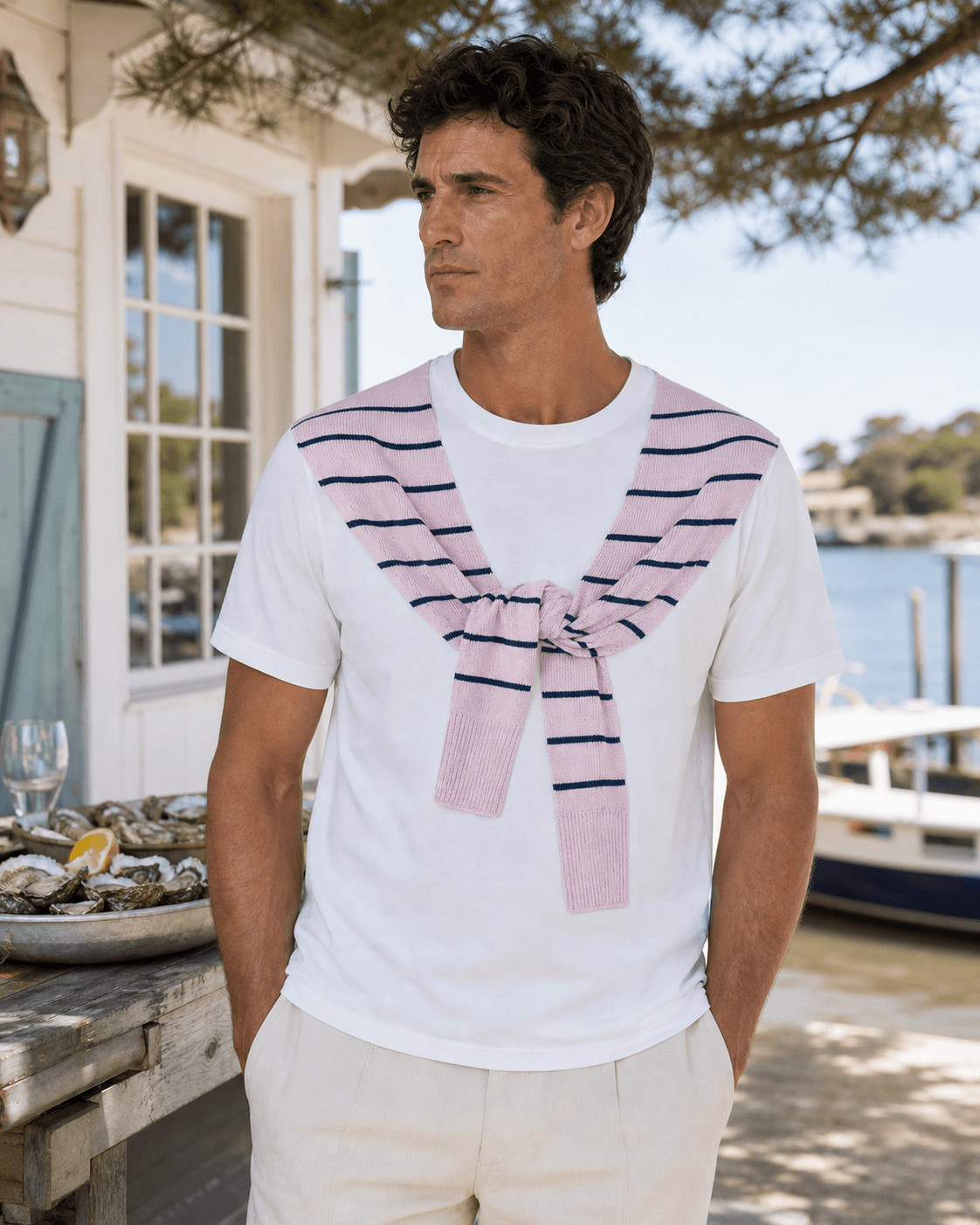 T-shirt Cap Ferret en ambiance bassin pour la liste produit